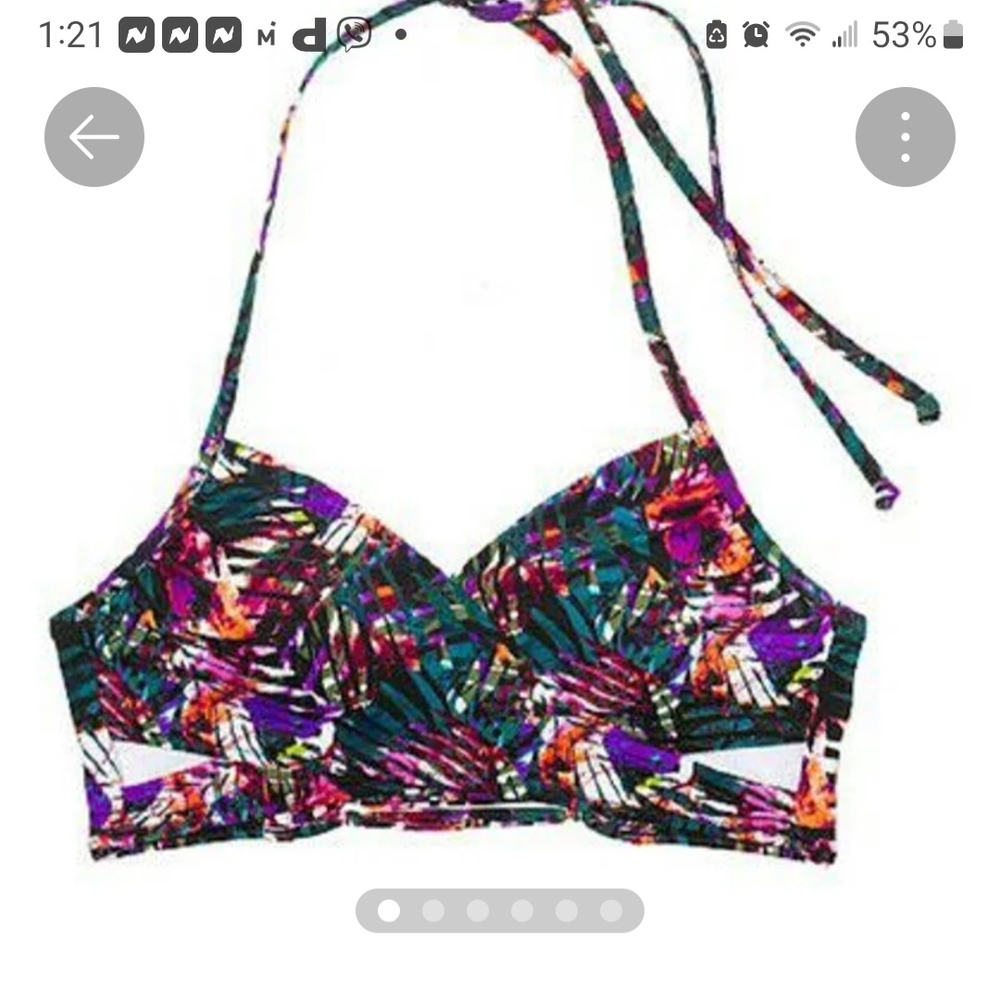 New VS PiNK Wrap Bikini Top